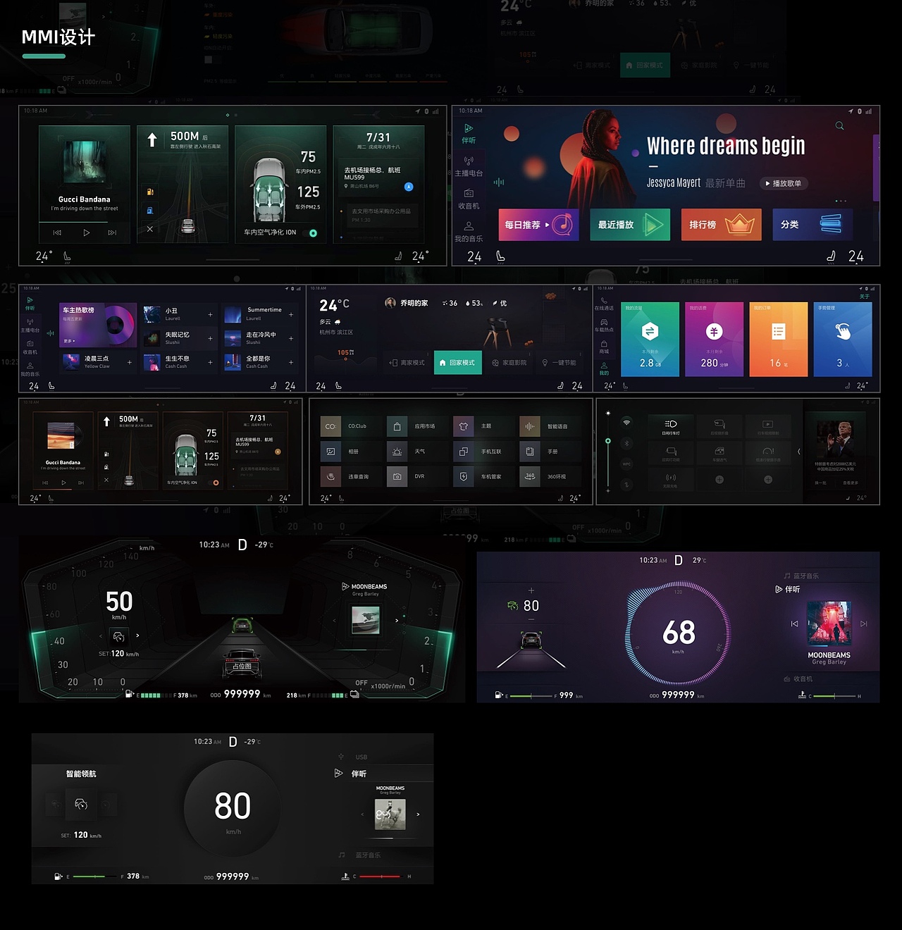 项目HMI Design复盘（图ZMzc2NDI3MDQ4） - 交互/UE - 站酷设计师binlolo原创素材 - 站酷ZCOOL