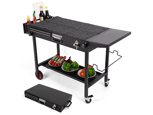 亚马逊主副图/A+设计-烧烤置物架