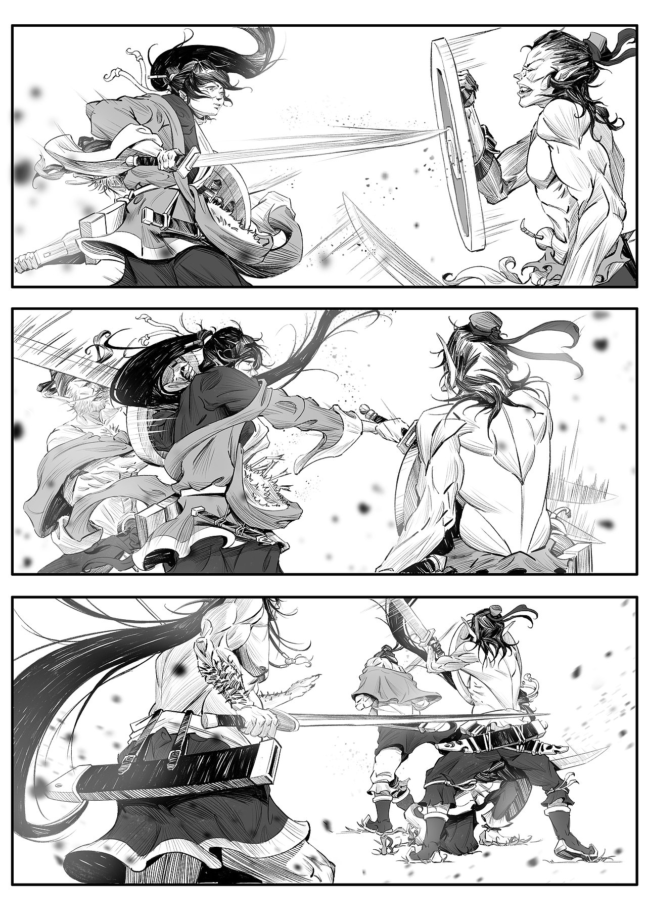 《驱鬼师》1-1序章（图ZMzc2NDMwOTEy） - 中/长篇漫画 - 站酷设计师半岛酒徒原创素材 - 站酷ZCOOL
