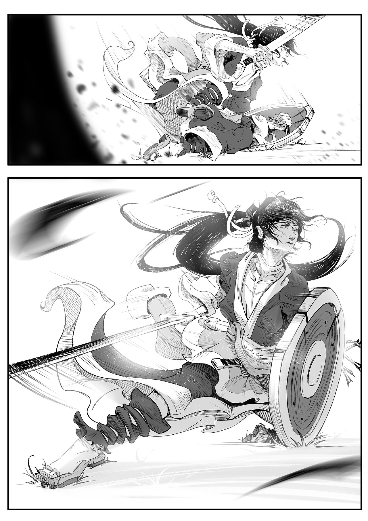 《驱鬼师》1-1序章（图ZMzc2NDMwNzg4） - 中/长篇漫画 - 站酷设计师半岛酒徒原创素材 - 站酷ZCOOL