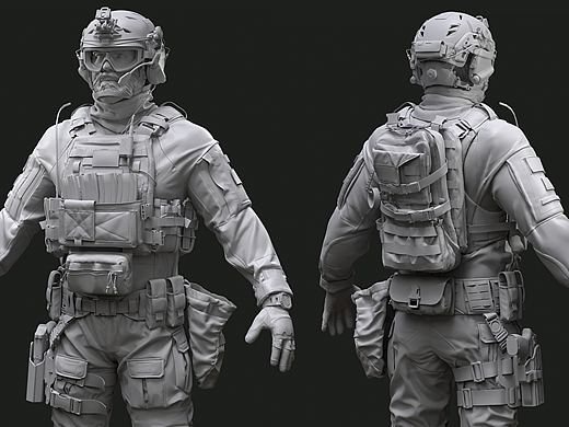 写实服装布料制作-进阶班-学员作品