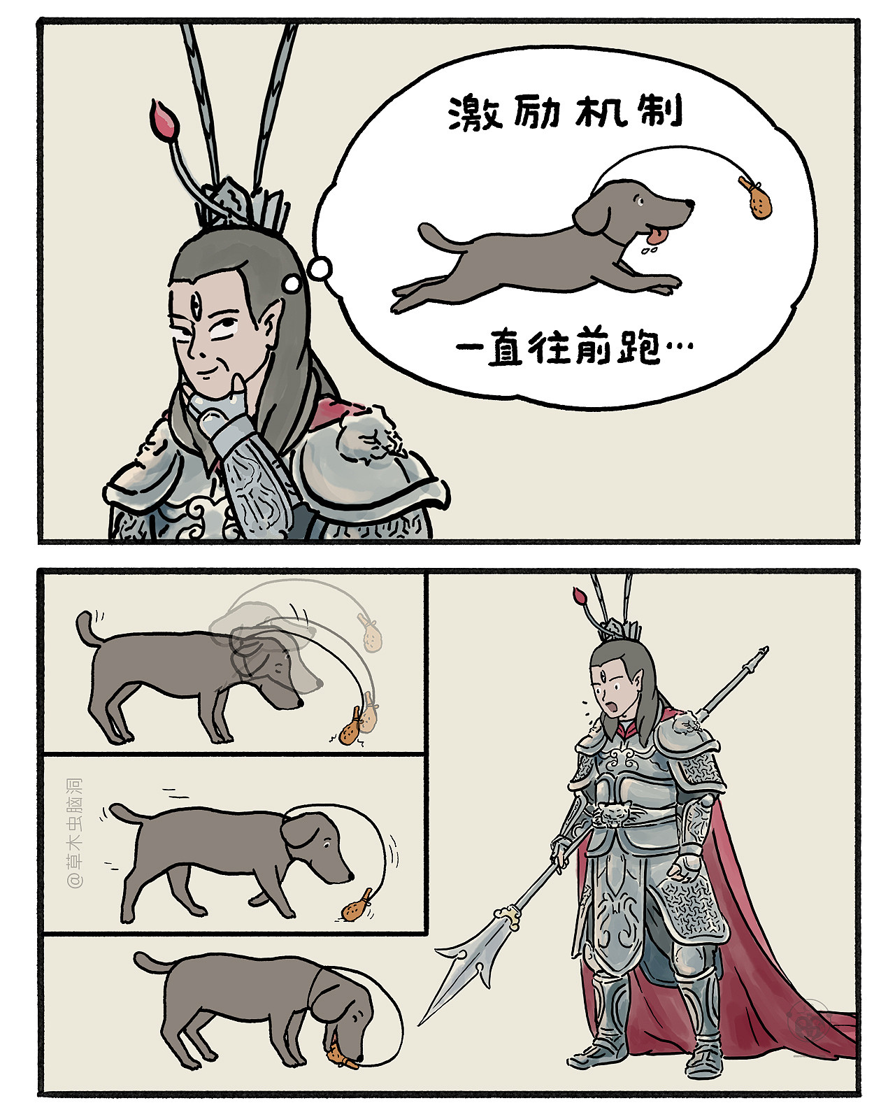 嫦娥打工兔之【李天王有钱后，七层塔要被罚款了...】（图ZMzc2NDM1NDMy） - 短篇/格漫 - 站酷设计师草木虫原创素材 - 站酷ZCOOL