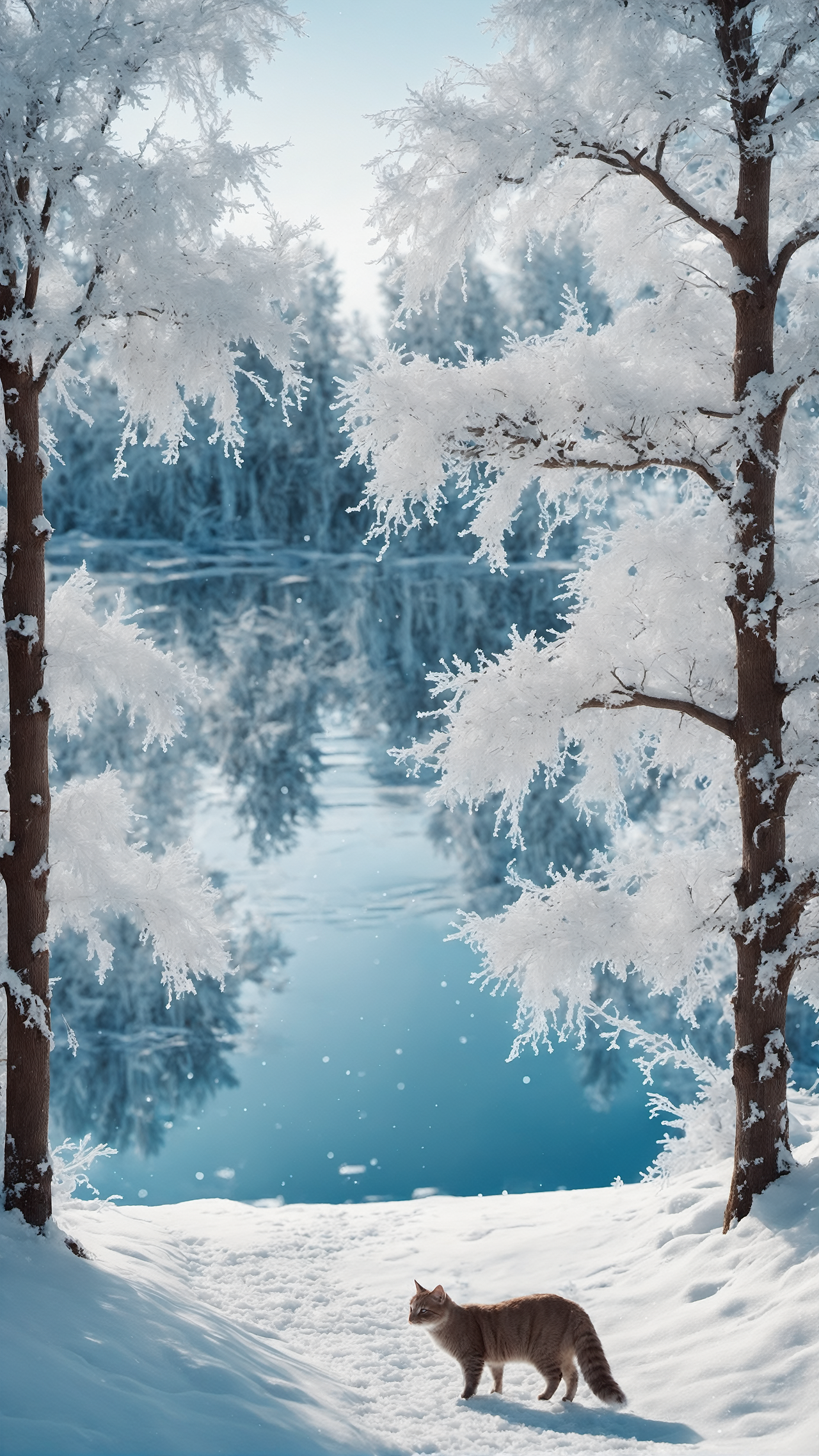 美丽的雪景（图ZMzc2NDQ1Njg4） - AI作品 - 站酷设计师霖霖陆原创素材 - 站酷ZCOOL