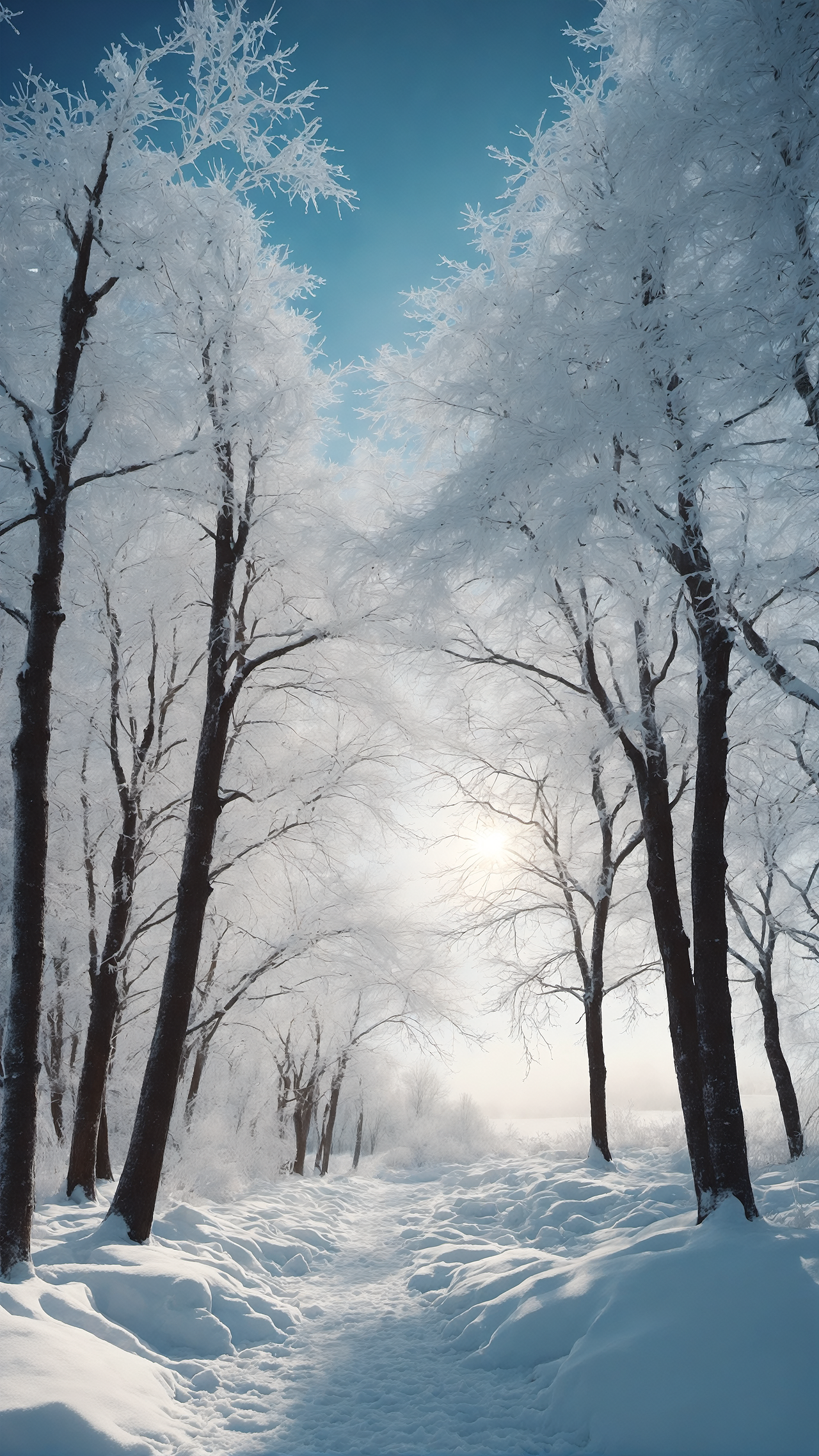 美丽的雪景（图ZMzc2NDQ1NjU2） - AI作品 - 站酷设计师霖霖陆原创素材 - 站酷ZCOOL