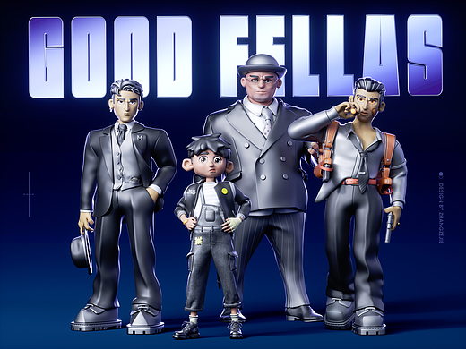 【好家伙】Good Fellas（个人主页-ZNzAzMzY0MTY=） - 人物/生物 - 站酷设计师立早章zZ原创素材 - 站酷ZCOOL