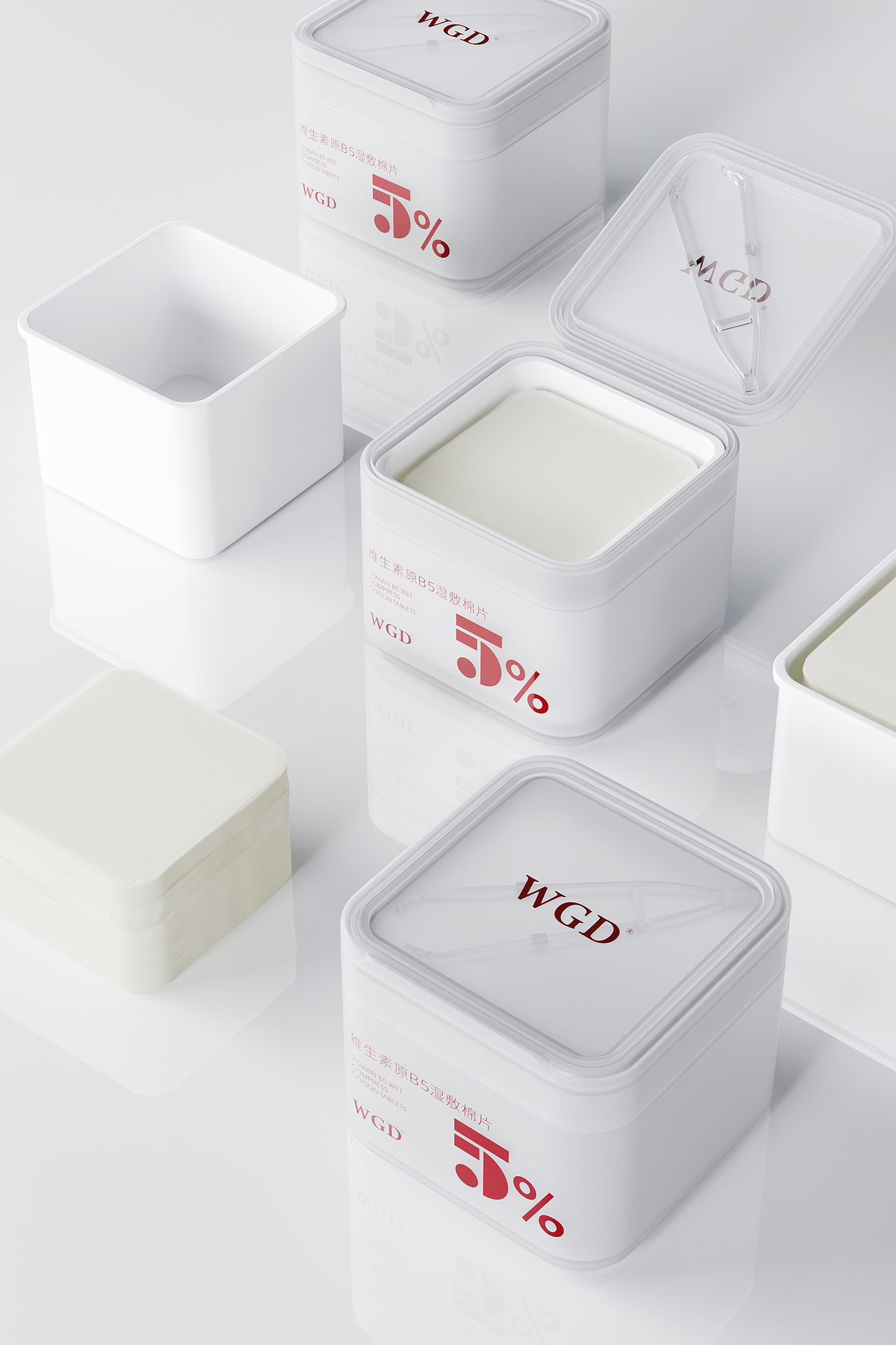 WGD维生素B5湿敷棉片