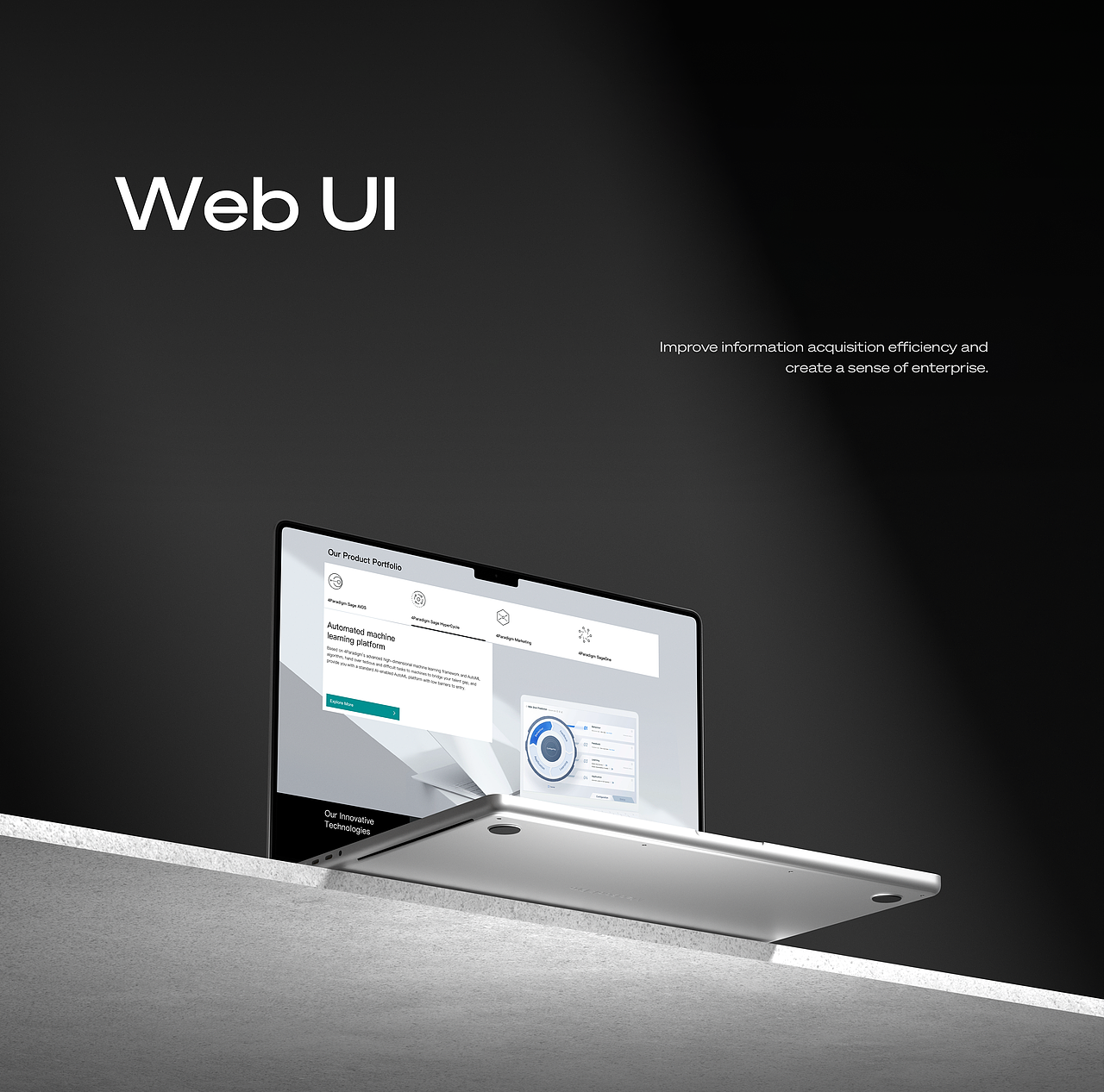 AI Website｜第四范式官网（图ZMzc2NDU5NzU2） - 企业官网 - 站酷设计师Wkio原创素材 - 站酷ZCOOL