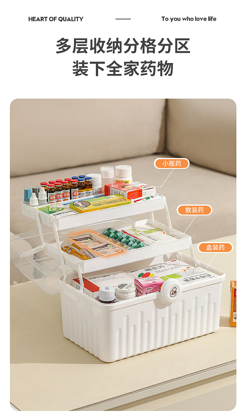 家居用品产品拍摄设计/药品收纳箱