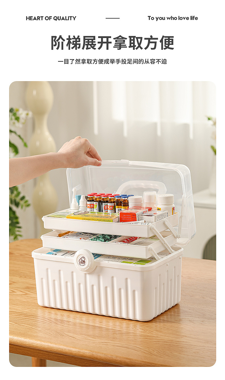 家居用品产品拍摄设计/药品收纳箱