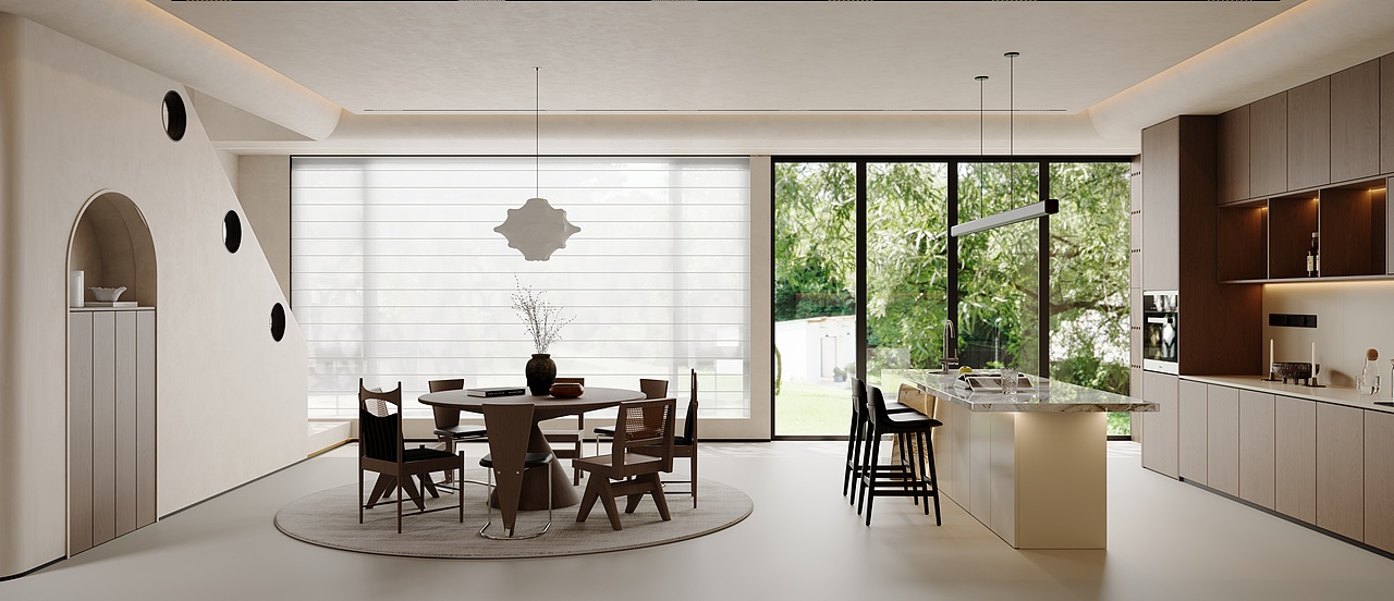 新作 : 现代奶油别墅