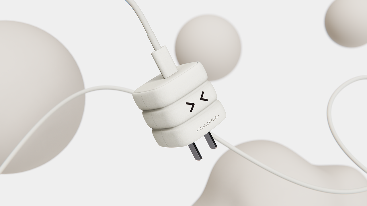 棉花糖充电头｜CHARGER PLUG（图ZMzc2NDgyNTEy） - 电子产品 - 站酷设计师benpaololo原创素材 - 站酷ZCOOL