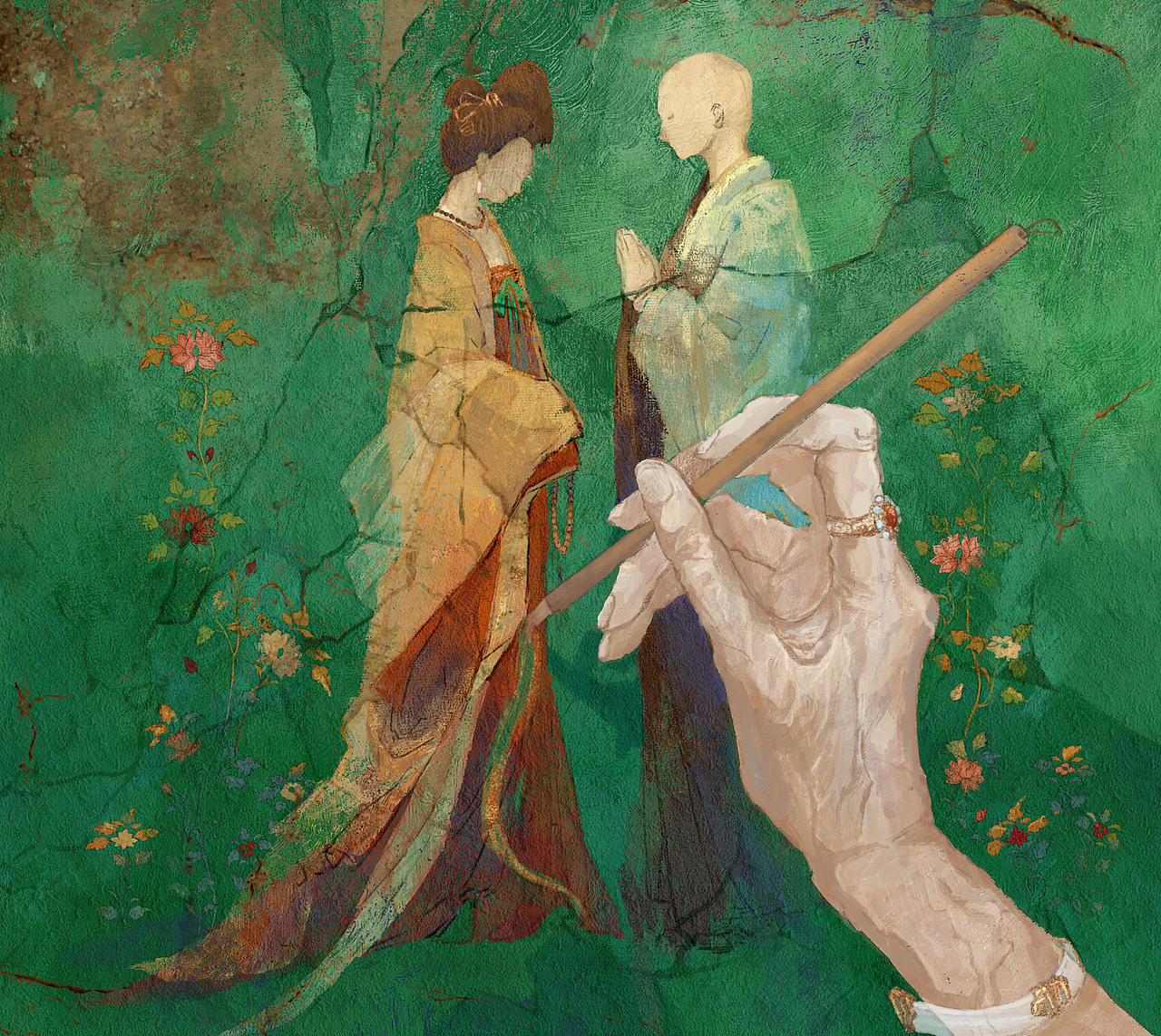 壁画（图ZMzc2NDg0ODI0） - 创作习作 - 站酷设计师金炎圭原创素材 - 站酷ZCOOL