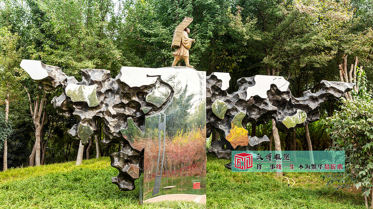 大型雕塑加工,工厂公园雕塑定制,不锈钢雕塑厂家