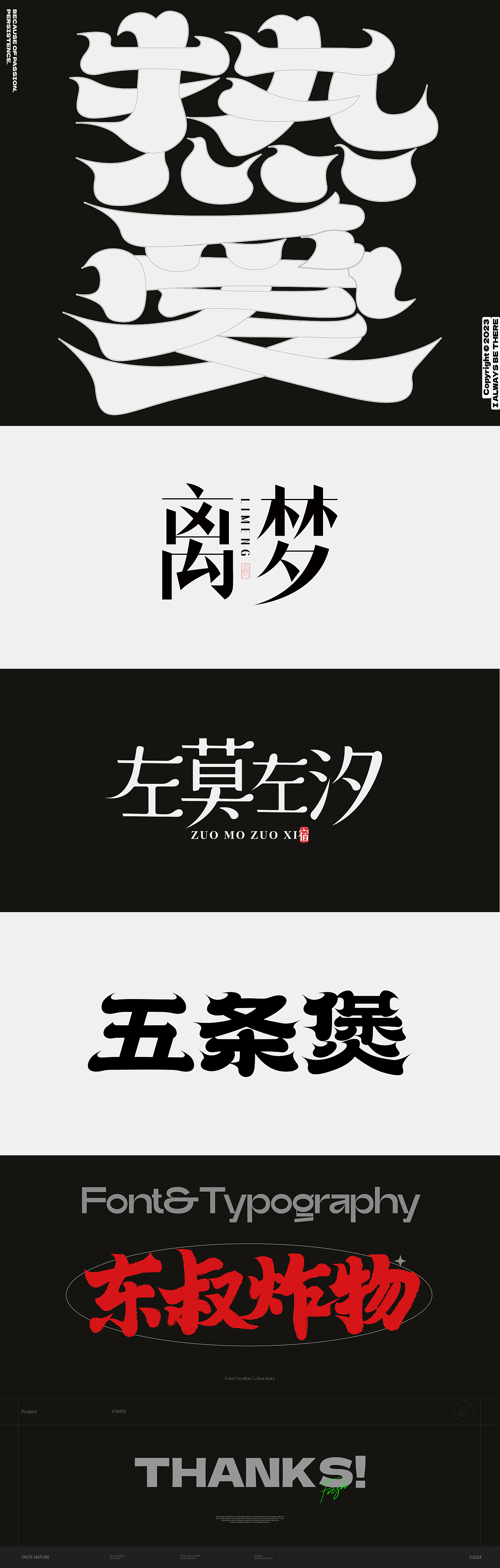 字体设计2024×唯自渡 | 不可辜负（图ZMzc2NDkwMjI0） - 字体/字形 - 站酷设计师唯自渡原创素材 - 站酷ZCOOL