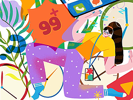 日常插画-夏天记忆   