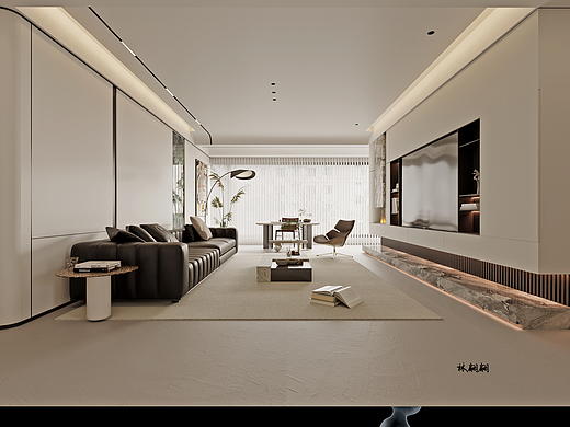 浅色系现代极简|干净清爽 空间显大