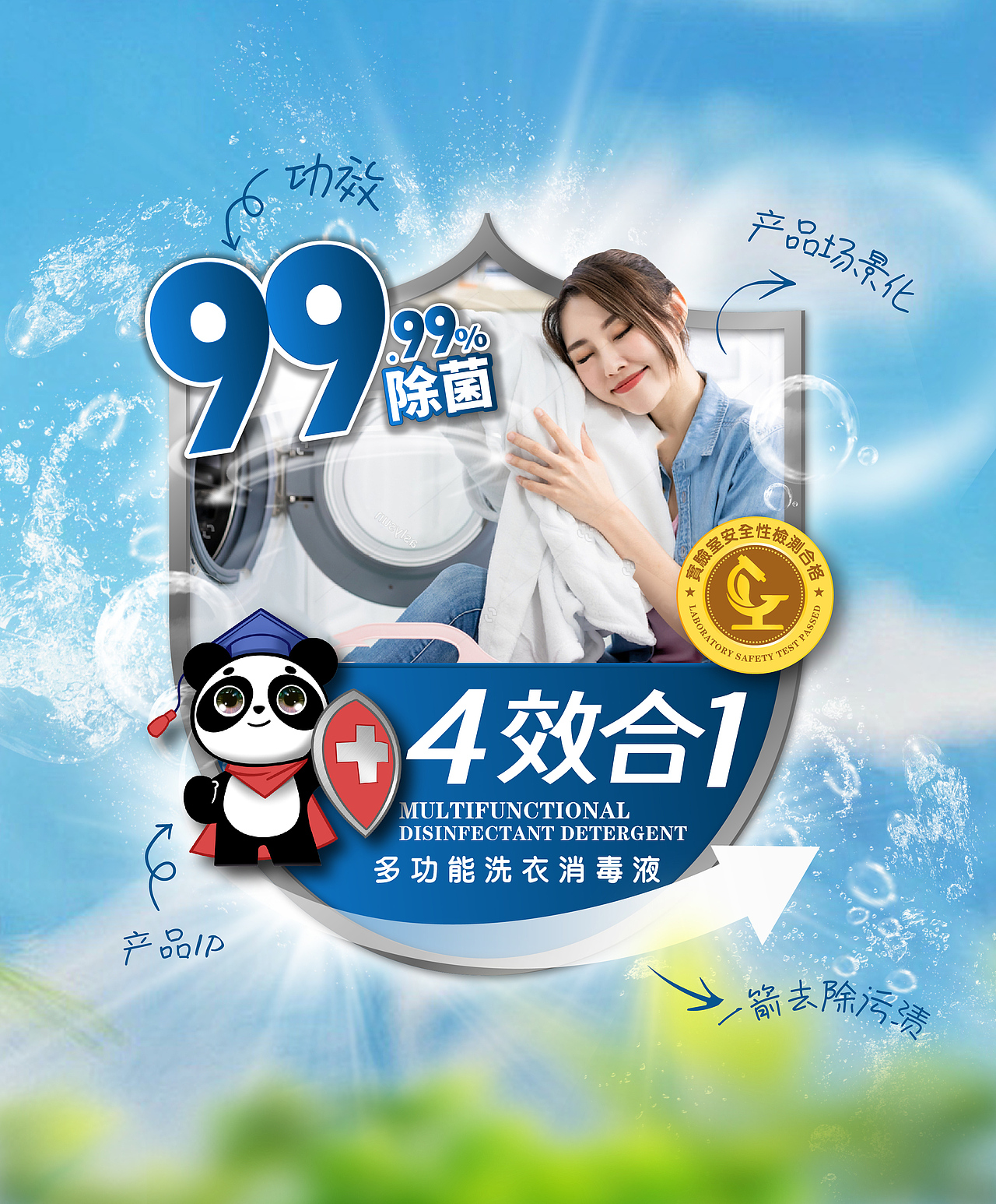 洗衣液包装设计信息如何分级/如何设计（图ZMzc2NTA5NTY4） - 包装 - 站酷设计师泽里zeel原创素材 - 站酷ZCOOL