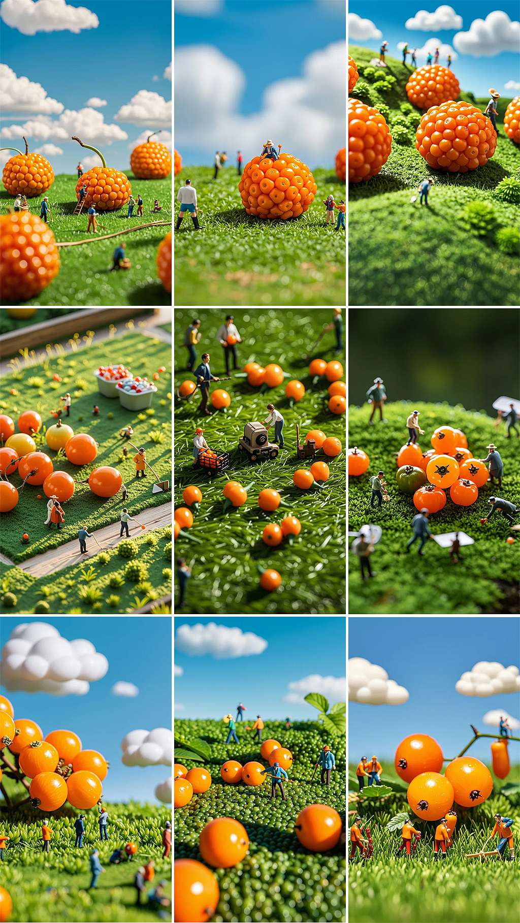 AI出图，微观世界，微缩景观，浆果（图ZMzc2NTEzODY4） - AI作品 - 站酷设计师图斯海因里希原创素材 - 站酷ZCOOL