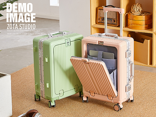 『场景』简洁光影-行李箱静物拍摄