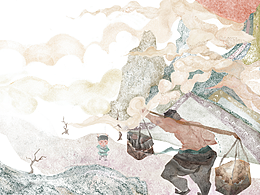 原创绘本《挑山》