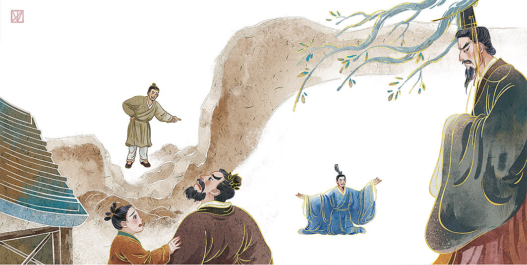 繪本|《韓非子》（圖ZMzc2NTM2NDIw） - 繪本 - 站酷設(shè)計師幽川ZML原創(chuàng)素材 - 站酷ZCOOL