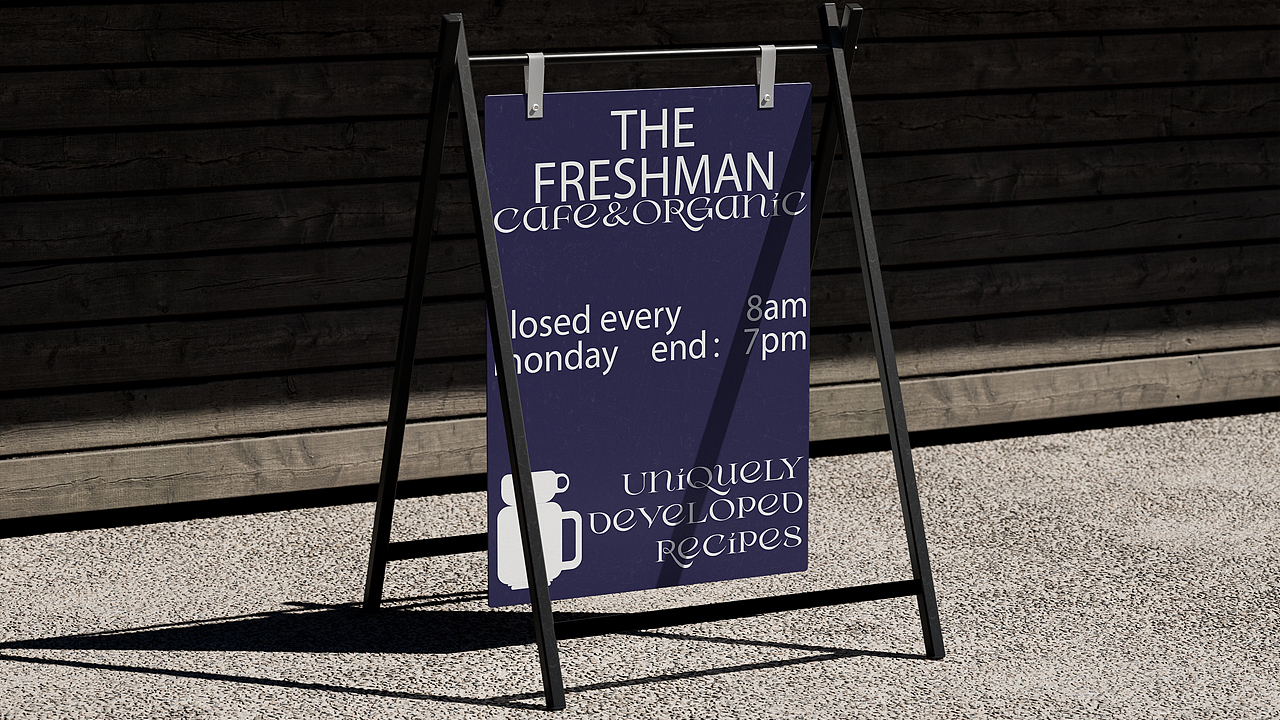The freshman 咖啡店概念设计 延续简洁 爽朗又轻松（图ZMzc2NTQ3NzAw） - 宣传物料 - 站酷设计师R000君口原创素材 - 站酷ZCOOL