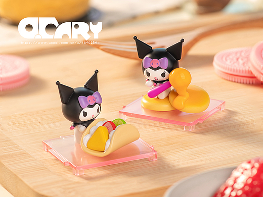 萌趣 Sanrio characters女明星早餐系列微盒Micro 拍摄