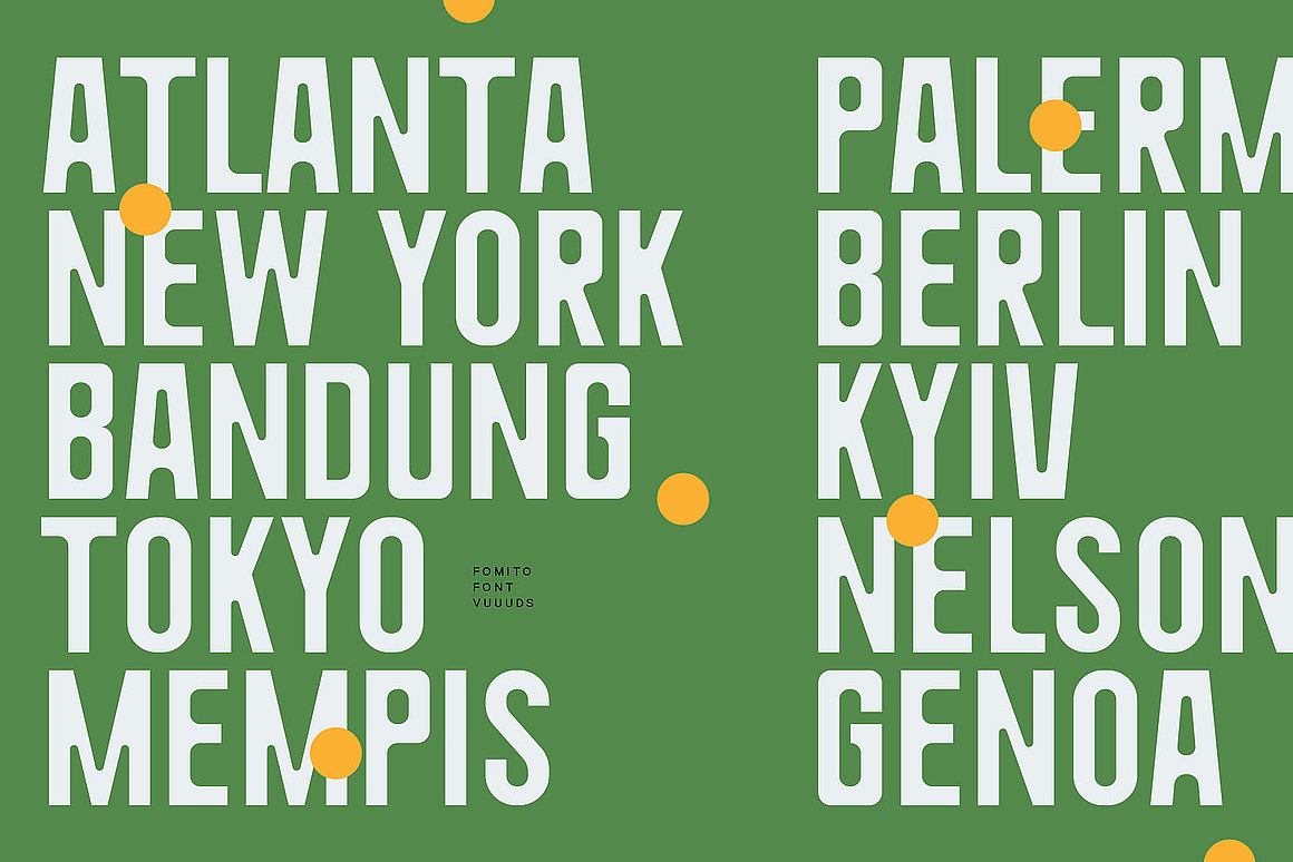 现代时尚文创海报画册封面包装标题无衬线圆角英文字体