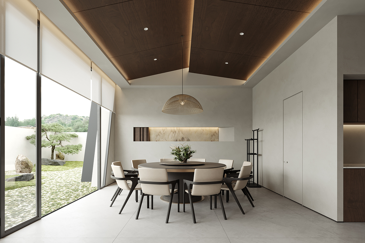 新中式-现代会所——佐尚视觉