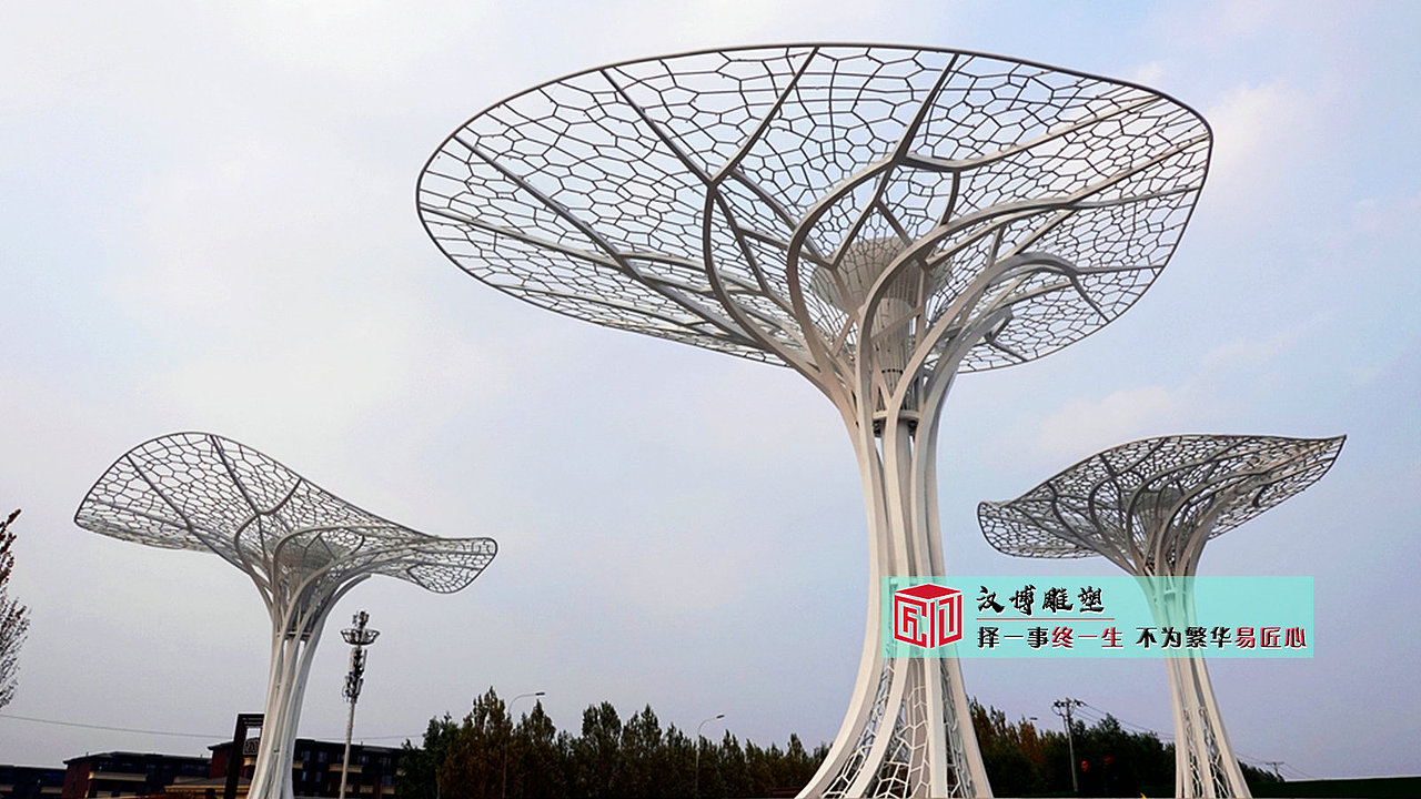 雕塑源头厂家：不锈钢叶子雕塑的艺术传奇（图ZMzc2NTYxNjE2） - 雕塑 - 站酷设计师汉博雕塑源头工厂原创素材 - 站酷ZCOOL