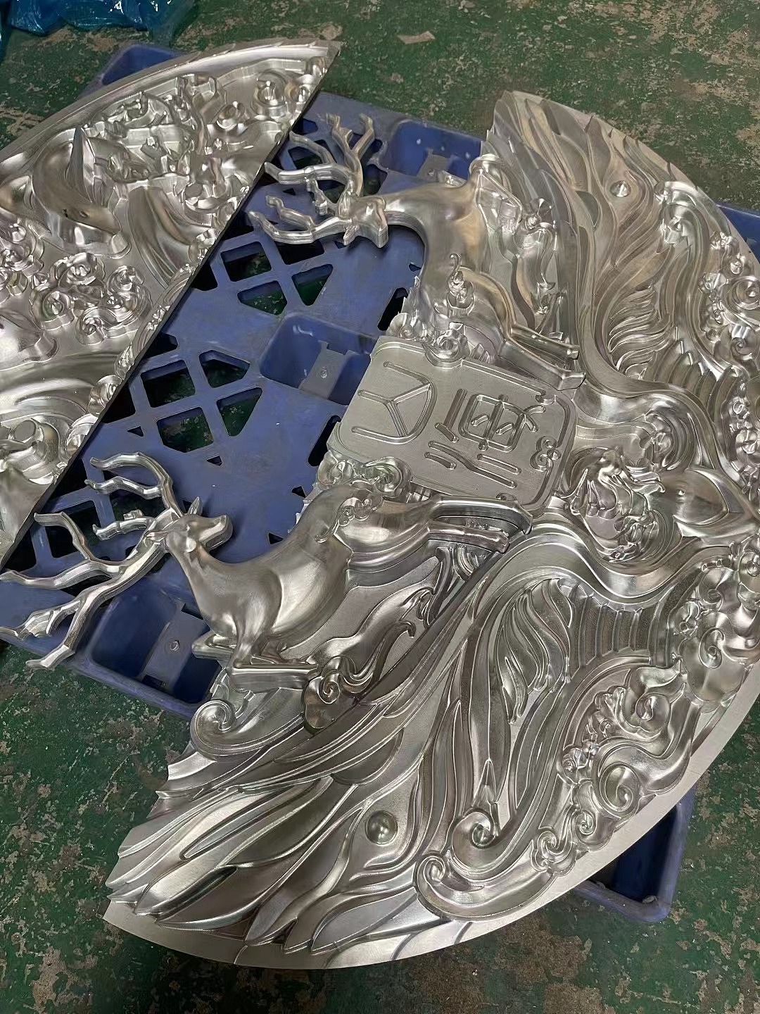 金属铝板工艺浮雕 金属浮雕壁画背景墙定制