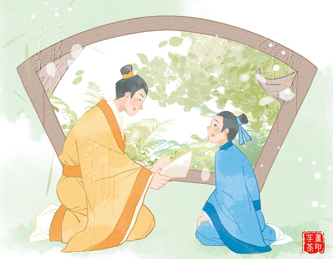 杂志插图（图ZMzc2NTY2MTYw） - 商业插画 - 站酷设计师芋茶丸子原创素材 - 站酷ZCOOL