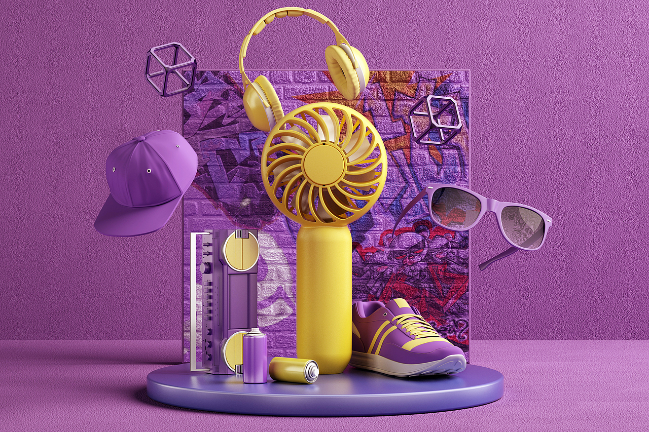 3C类产品场景图渲染