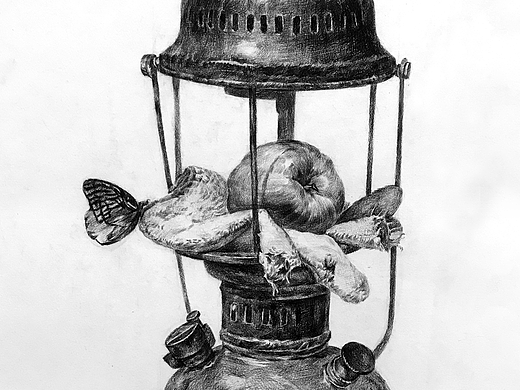 素描灯绘画