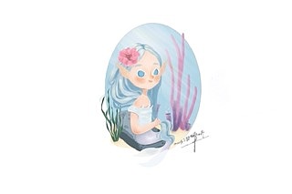 美人鱼公主（图ZMzc2NTkzMjQ0） - 创作习作 - 站酷设计师Z869912832原创素材 - 站酷ZCOOL