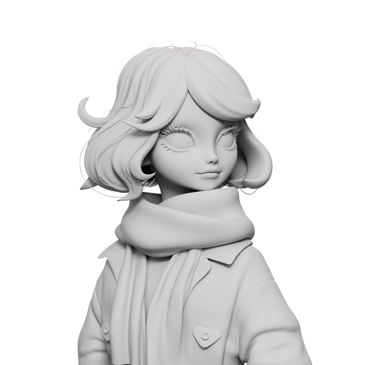 金发女孩-风格化角色