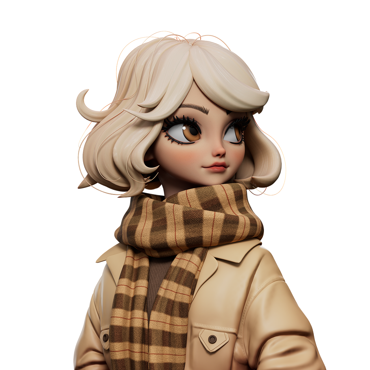 金发女孩-风格化角色