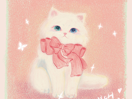 ??貓咪與蝴蝶結(jié)??