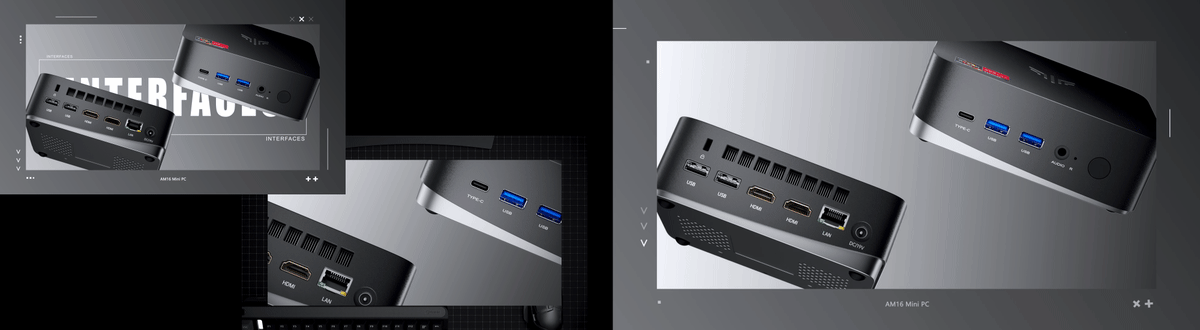 NiPoGi AM16 MiniPC 三维产品渲染动画（图ZMzc2NTk5MjI4） - 产品 - 站酷设计师零叁贰壹_原创素材 - 站酷ZCOOL