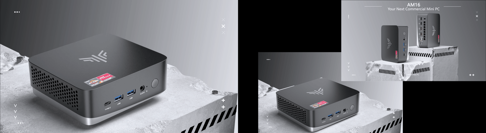 NiPoGi AM16 MiniPC 三维产品渲染动画（图ZMzc2NTk5MjQ4） - 产品 - 站酷设计师零叁贰壹_原创素材 - 站酷ZCOOL