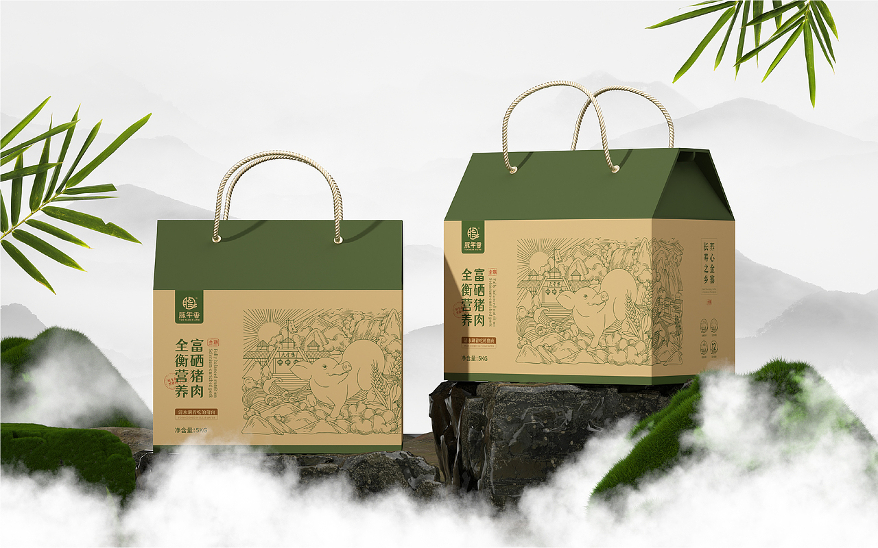 豚年香-品牌包装设计(图ZMzc2NTk5NjA4) - 包装 - 站酷设计师远见品牌设计原创素材 - 站酷ZCOOL