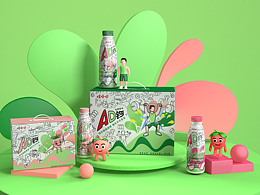 娃哈哈AD鈣包裝