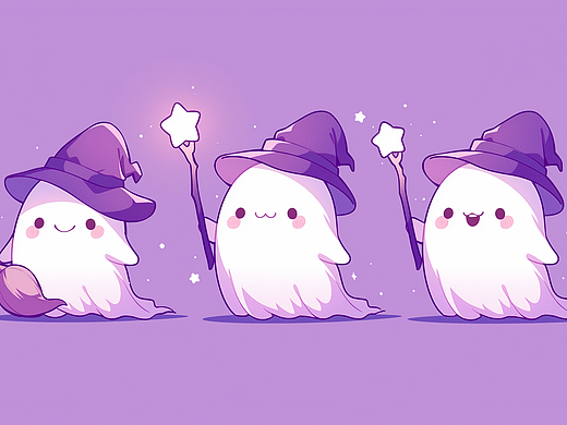 万圣节的小幽灵们