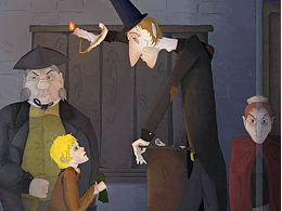 查理斯狄更斯小說《霧都孤兒》兒童插畫-4