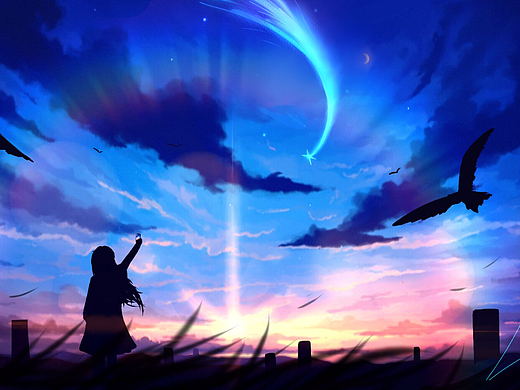 日系风景插画