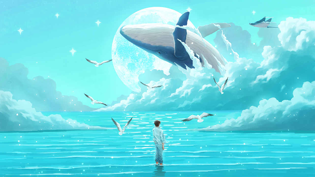 八月的插画（图ZMzc2NjM0NDU2） - 商业插画 - 站酷设计师夕海Pares原创素材 - 站酷ZCOOL
