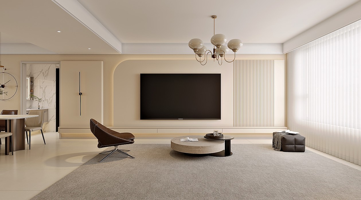 现代简约客餐厅