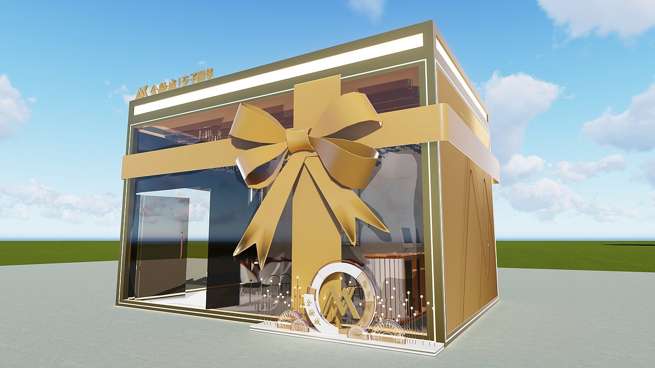 地产城市展厅建模渲染