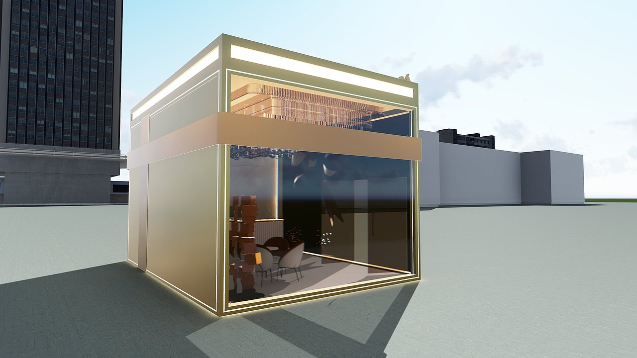 地产城市展厅建模渲染