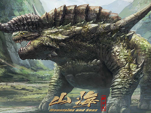 《山海》系列之汤谷·龟甲兽